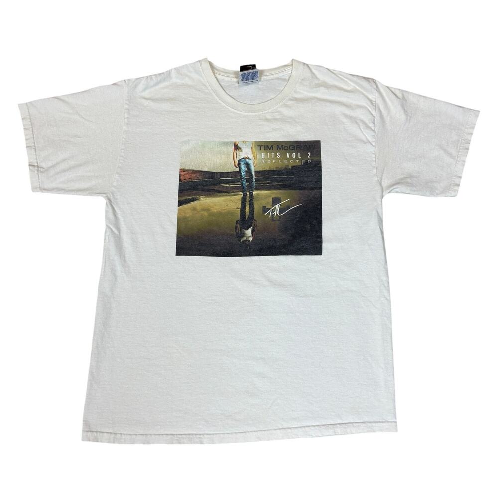 Tim McGraw Hits Volume 2 Reflected Album T Shirt Men's Medium